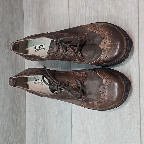 Jambu Women "Like New " San fran Ankle Distressed Leather Boots shoes sz 9 - Picture 3 of 12